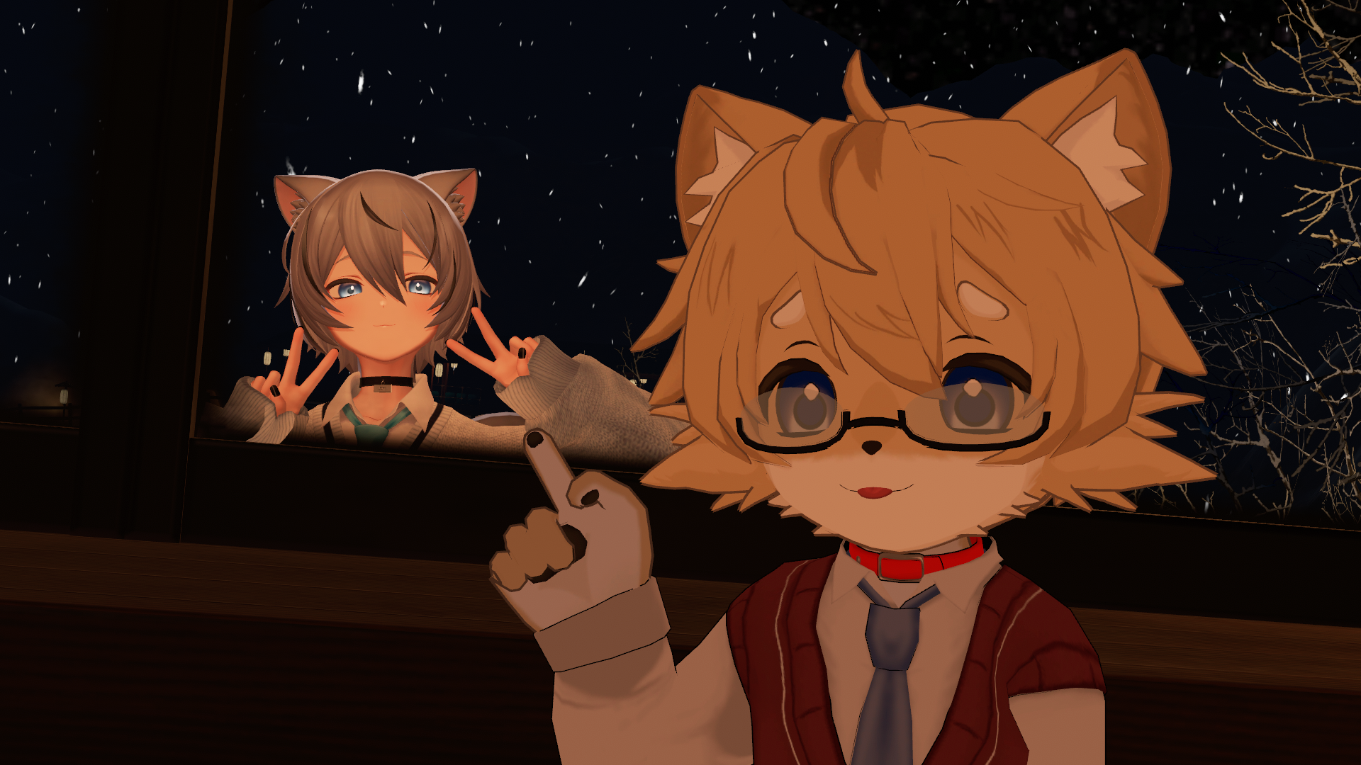 はしゃいだ