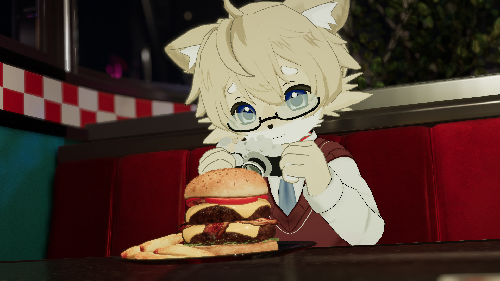 Hare's Dinerを楽しむケモショタ2