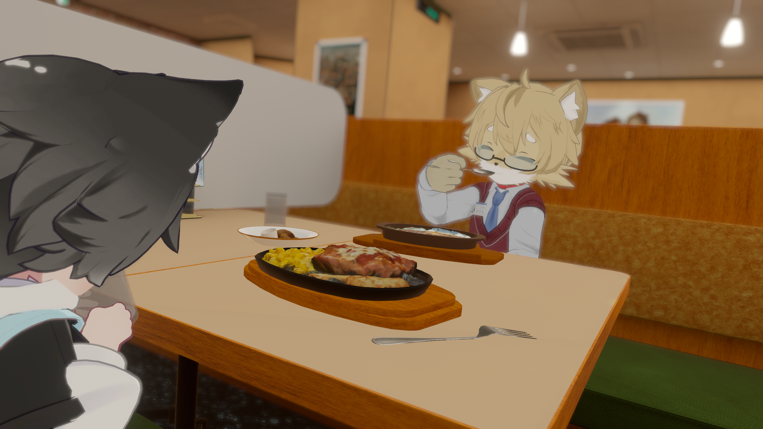 サイゼで喜ぶケモショタ4